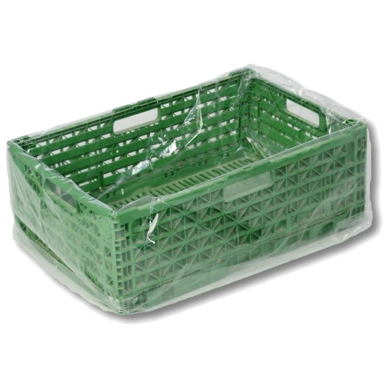 HDPE-Seitenfaltenscke transparent unbedruckt 430 + 320 x 550 mm- 10my- 2000Stk-