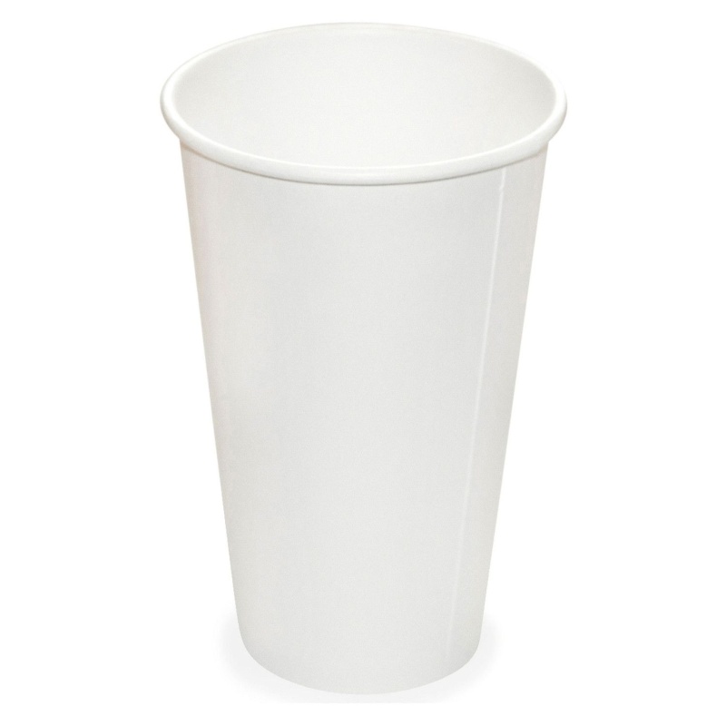 Heiss- und Kaltgetrnkebecher Pappbecher weiss 400ml 510ml- O 90mm- 50 Stk-