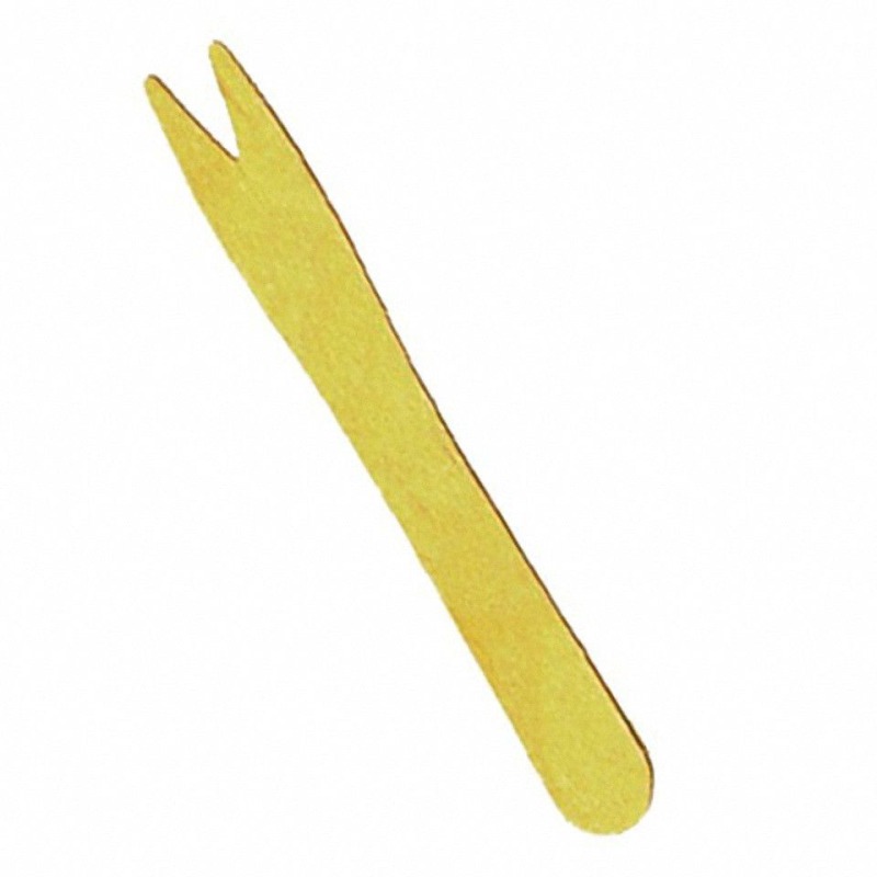Holz Pommes-Frites Gabel- Snackgabel- Schaschlikgabeln- 85mm- robust- 1000 Stk-