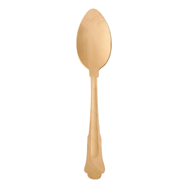 Holzlffel pure 19-5 cm natur in schnen Vintage Design- 50 Stk-