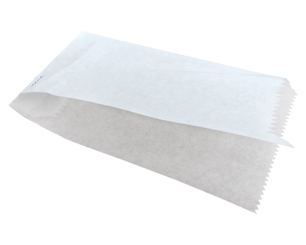 HOT DOG Beutel weiss 9 x 19 cm- oben und 1x seitlich offen- 500 Stk-