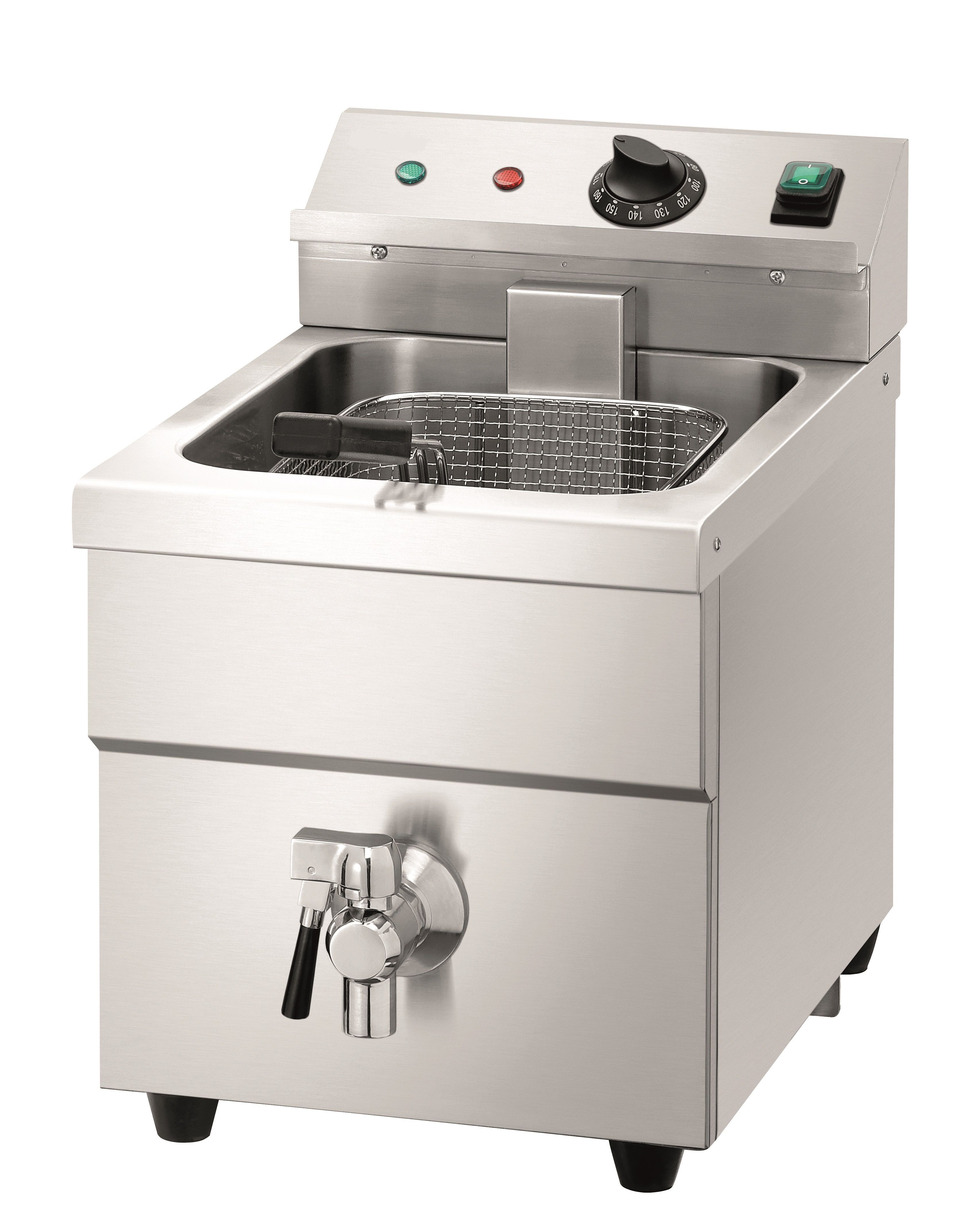 Induktions-Fritteuse- 1 Becken (8 Liter)- Tischgert- 3500 Watt- einphasig