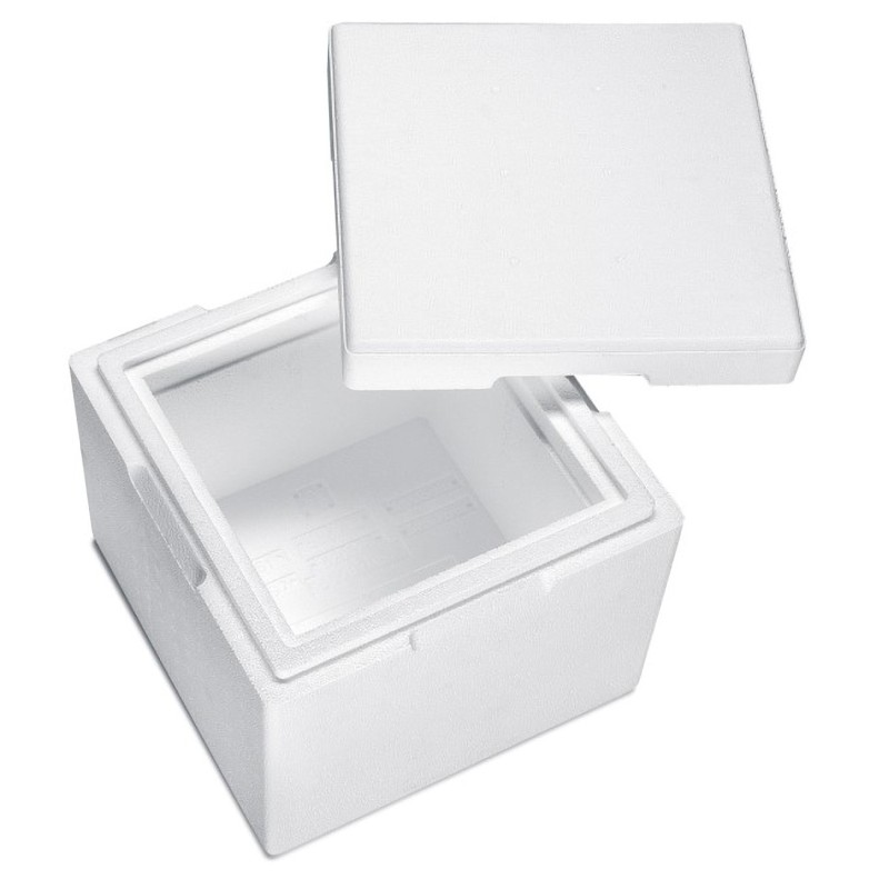 Isolierbox mit Deckel aus Styropor EPS- 350 x 350 x 300 mm- 12-5 Liter