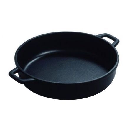 Kasserolle  flach  Aluminium  Antihaftbeschichtung  Durchmesser 32 cm- Hhe 8 cm