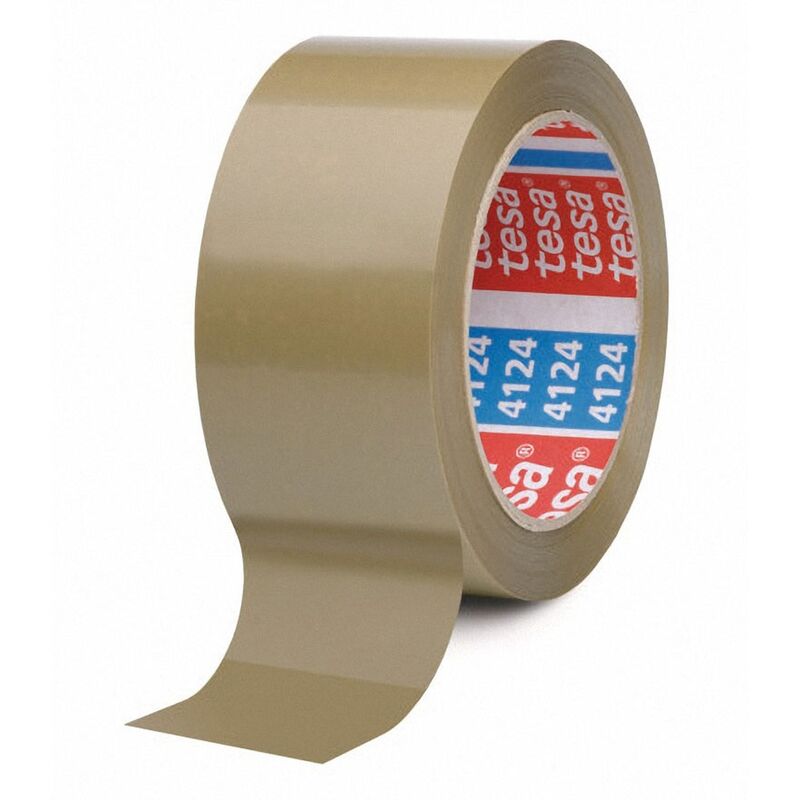 Klebeband tesapack 4124- TOP-PVC- 50mm x 66m- braun