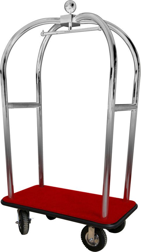 Kofferwagen  Kleiderstnder  Edelstahl  Lnge 110 cm
