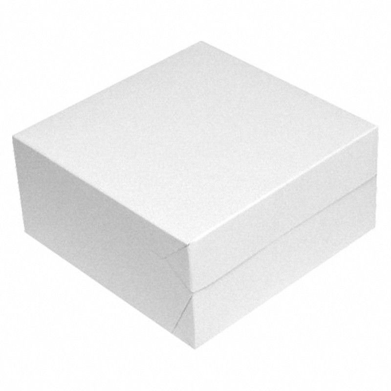 Kuchenkarton - Tortenkarton- 30x30x10cm- weiss- 50 Stk-