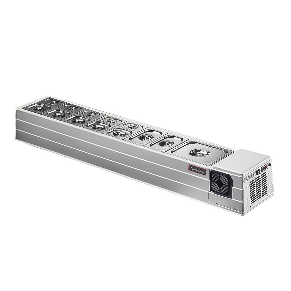 Khlbuffet aus Tisch B 1830 mm x T 330 mm x H 230 mm