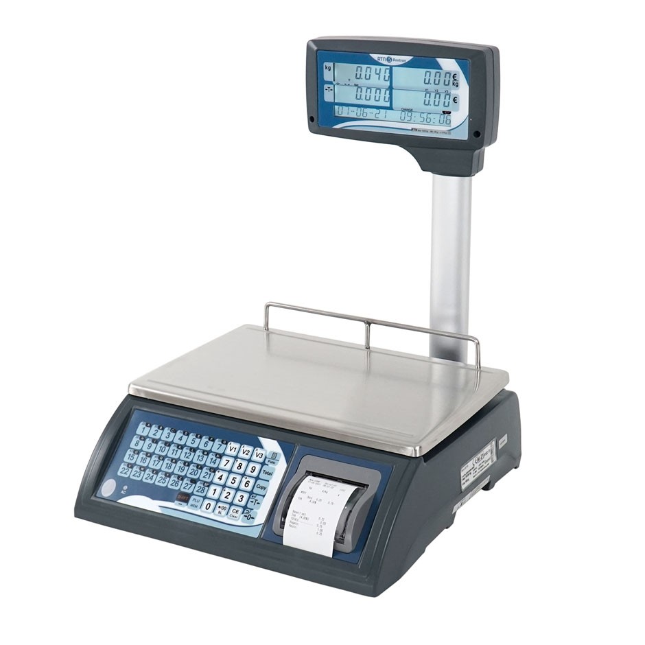 Ladenwaage  Hochanzeige  Drucker  Kapazitt 30 Kg  Przision 5-10 g