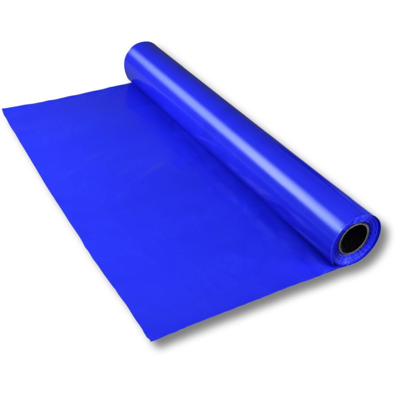 LDPE-Folie Dekofolie Tischdecke- blau opak- 2300mm x 50m- 100my