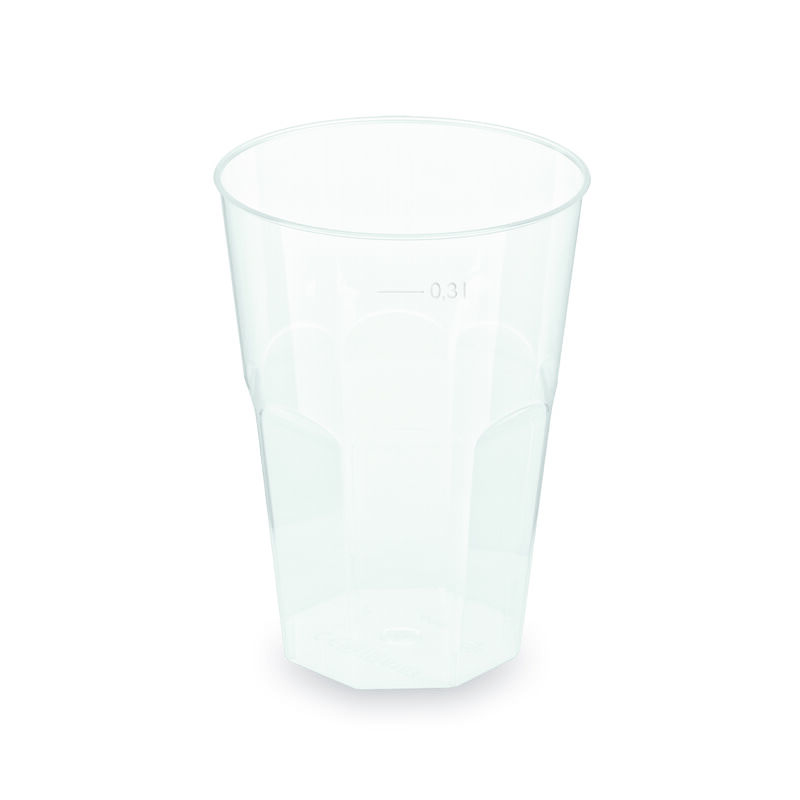Mehrwegbecher Pfandbecher Cocktail klar PP Eichstrich 0-3 l O 8 cm- 30 Stk-