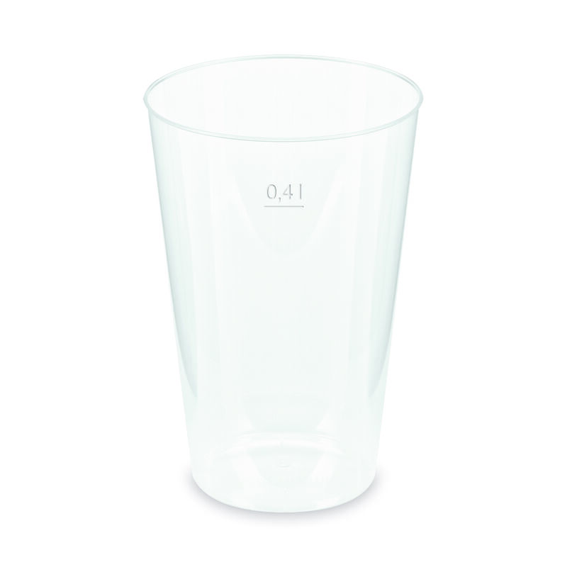 Mehrwegbecher Pfandbecher klar PP Eichstrich 0-4 l O 8-6 cm- 50 Stk-