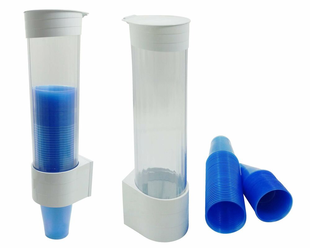 MultiCup Becherspender aus Kunststoff fr Trinkbecher O 70mm- weiss