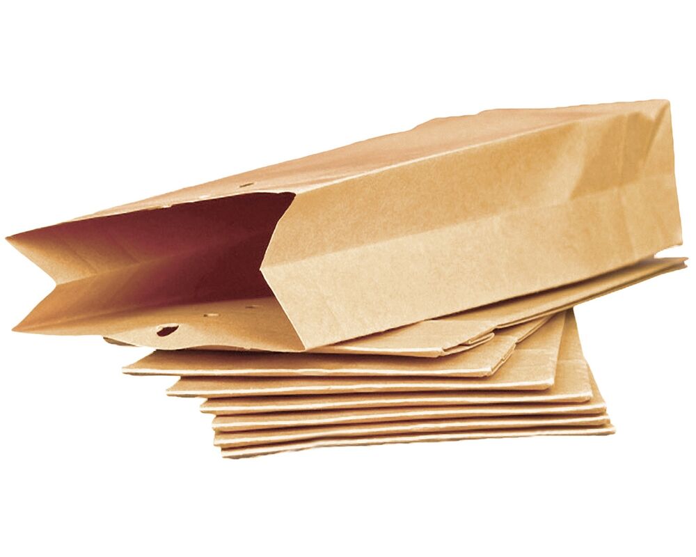 Musterbeuteltaschen mit Seitenfalten 345x140x50mm- Natronkraftpapier- 25 Stk-