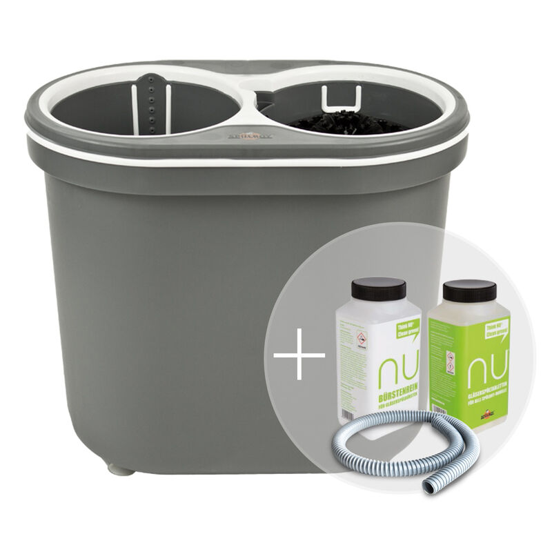 NU water+ portable Tragbarer Geschirrspler Vorteilsset + Reinigersset