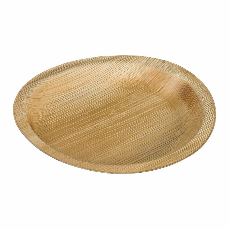 Palmblattplatte TESSERA 26 x 19 cm oval- 25 Stk-