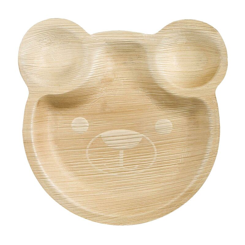Palmblatttelller TESSERA Br O 25 cm rund 3-teillig- 25 Stk-
