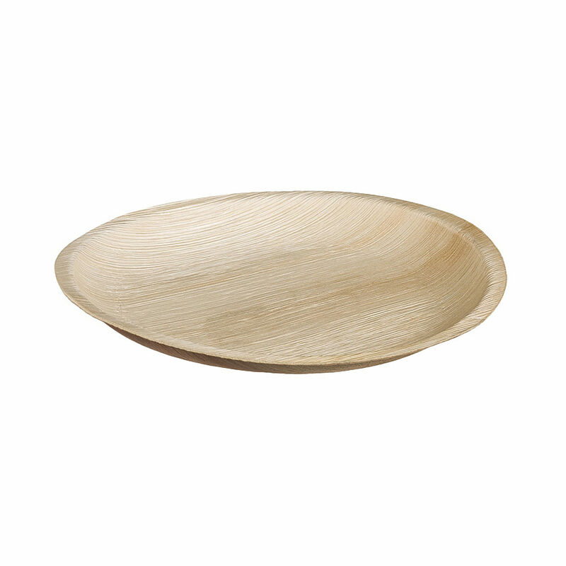 Palmblatttelller TESSERA O 18 cm rund- 25 Stk-