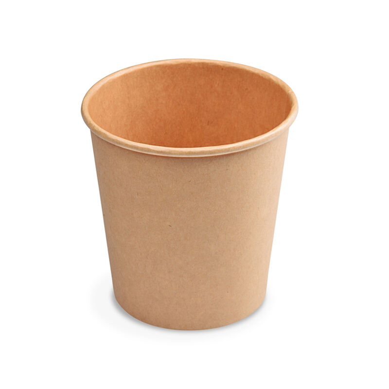 Papierbecher Feinkostbecher Eisbecher rund braun 750 ml O 11-5 cm- 50 Stk-