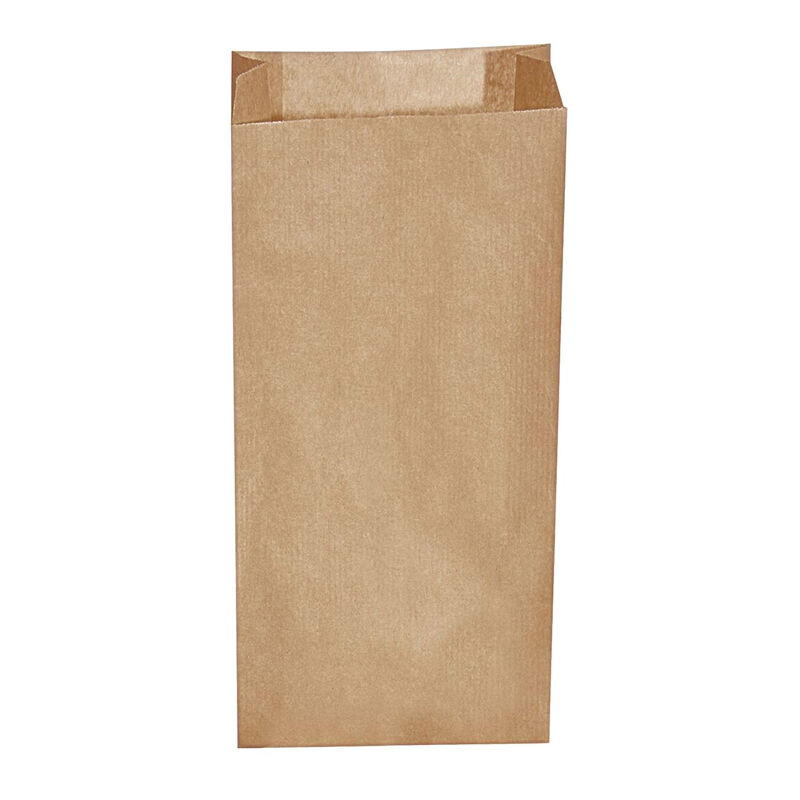Papierfaltenbeutel Papiertüten braun 14+7 x 32 cm für ca- 2 kg Inhalt- 500 Stk-