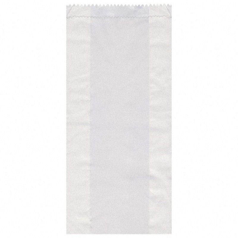 Papierfaltenbeutel weiss 14+7 x 32 cm fr ca- 2kg Inhalt- 1000 Stk-