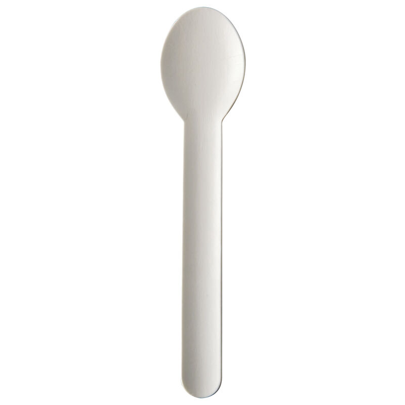 Papierlffel Lffel auf Papier pure 15-5 cm FSCR weiss- 100 Stk-
