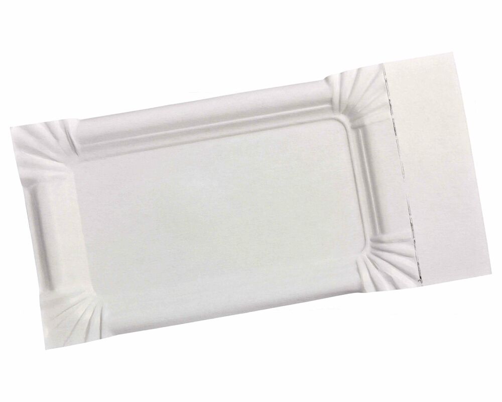 Pappteller 29M - 9 x 15 cm + Abriss Recyclingmaterial- 250 Stk-