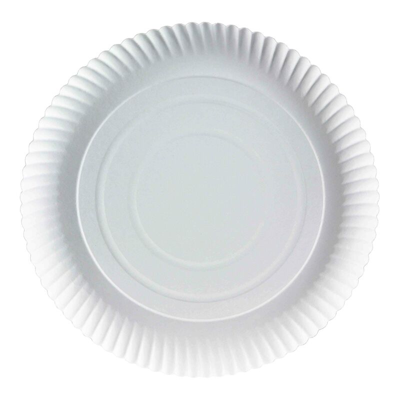 Pappteller tief 34A- rund 34 cm 3 cm tief- 50 Stk-