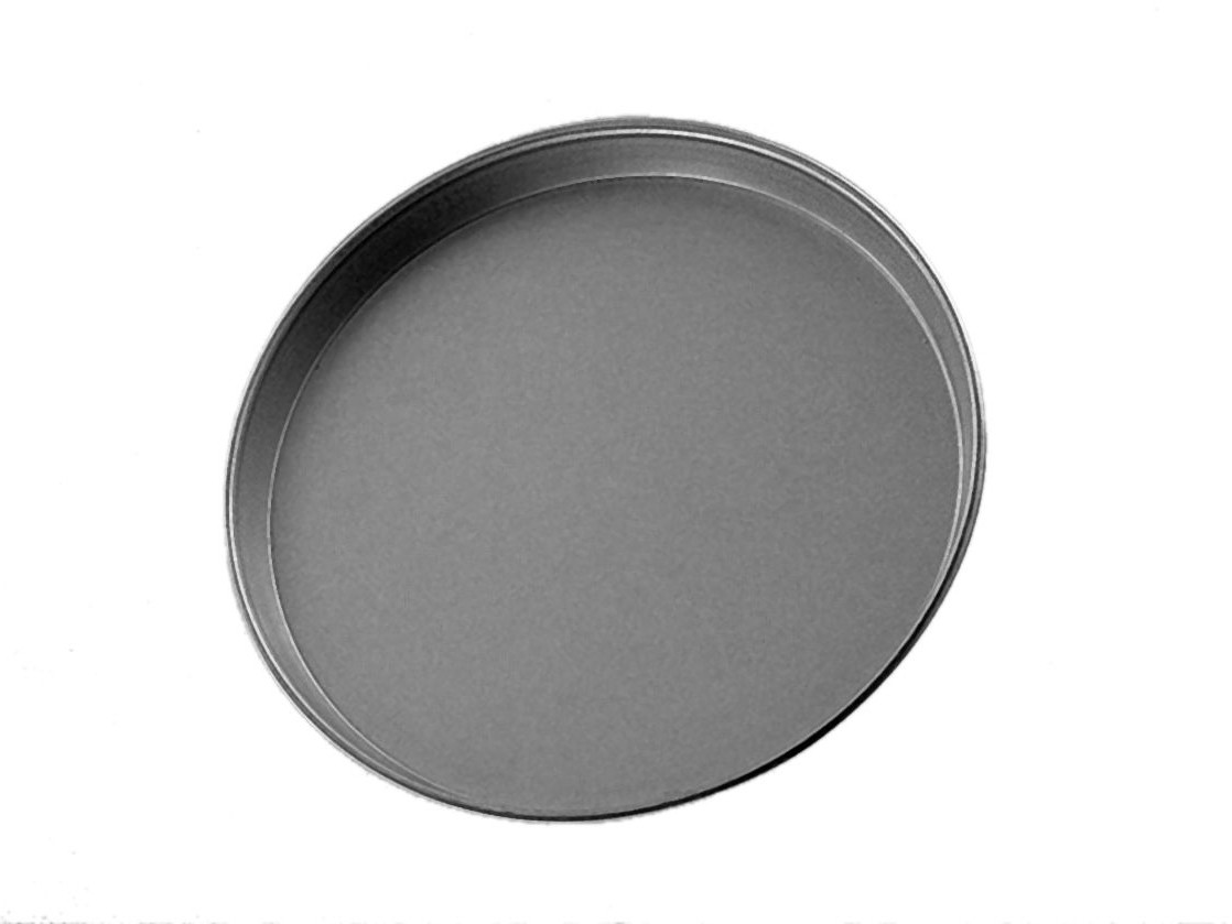 Pizzablech – Aluminiumbeschichtung – rund – Durchmesser 18 cm – H 3 cm