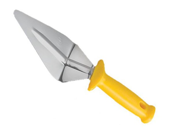 Pizzaheber  Edelstahl  dreieckig  10 x 15 cm