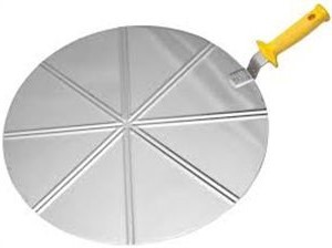 Pizzaheber  Edelstahl  Durchmesser 45 cm  8 Portionen
