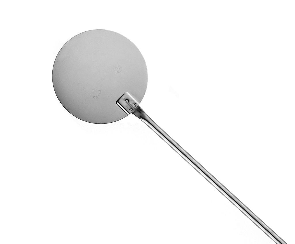 Pizzaschaufel  Edelstahl  Durchmesser 20 cm  H 70 cm  Serie Venezia