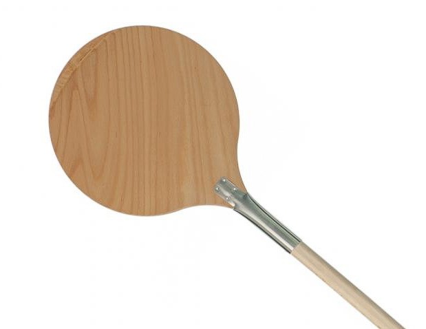 Pizzaschaufel – Holz – Durchmesser 40 cm – H 170 cm