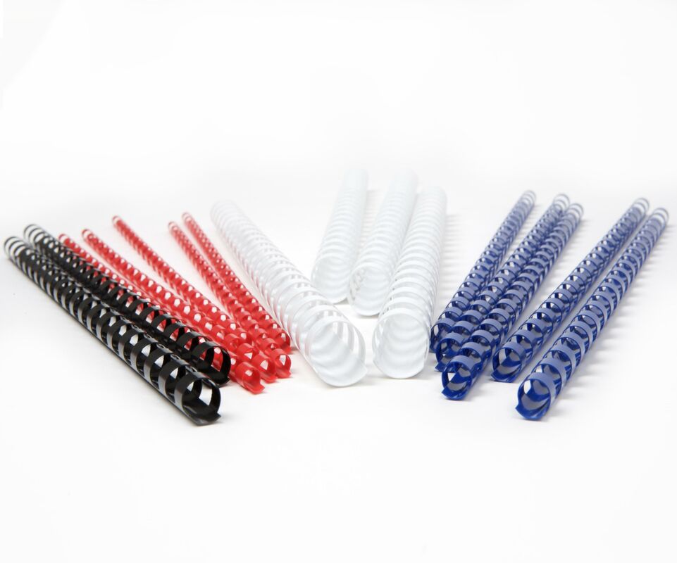 Plastikbindercken 16mm- bis max- 145 Blatt- weiss- 100 Stk-