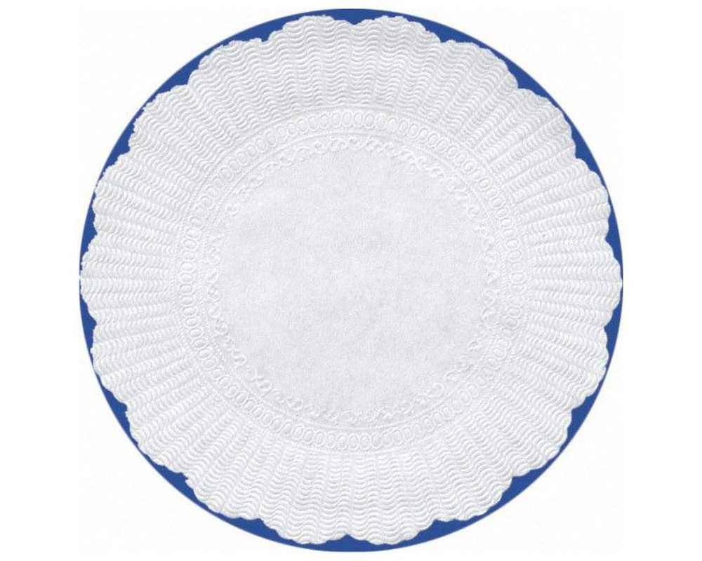 Plattenpapiere- rund- weiss- O 32 cm- 500 Stk-