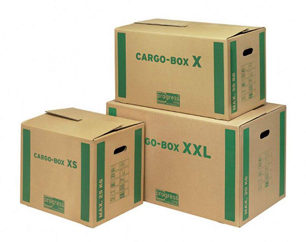 progressCARGO CARGOBOX XXL - Umzugskarton Transportkarton- 750x420x440mm
