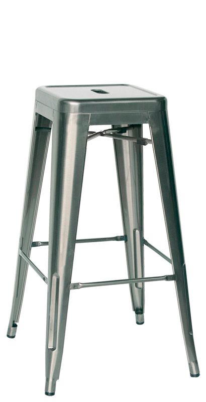 Pyramid 2 Tresenhocker  Struktur  Sitzflche  Metall  lackiert  Transparent lack