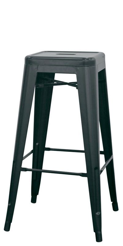 Pyramid Tresenhocker – Struktur – Sitzfläche – Metall – lackiert – Transparent lack