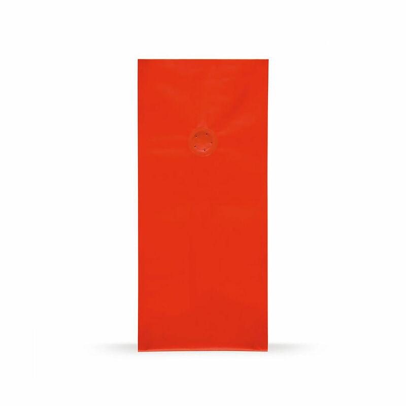 Quad Bags 100x80x245 mm mit Aromaschutzventil- 250g- rot- 1000 Stk-