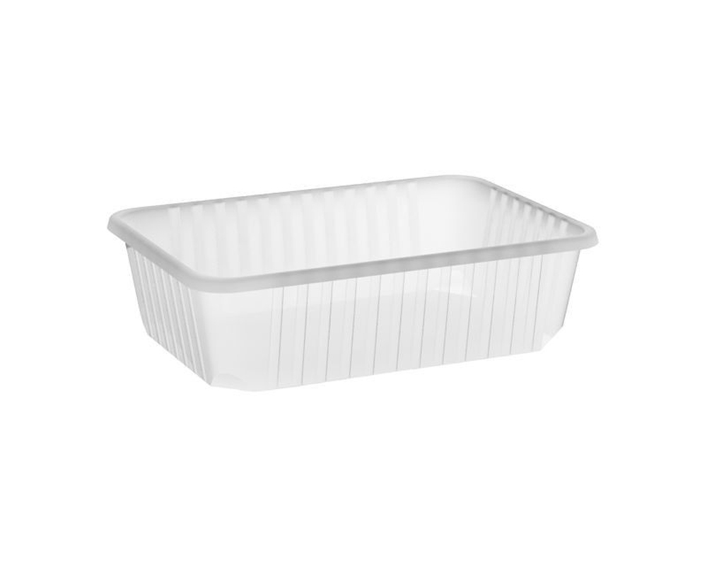 Rechteckschalen klar 750 ml (PP)- 50 Stk-