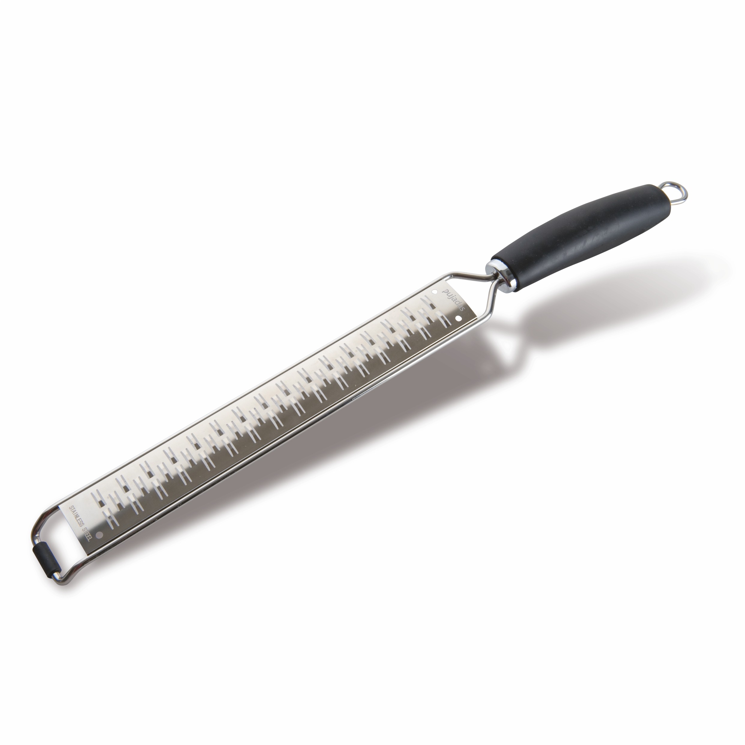 Reibe mit Griff  Edelstahl  Doppelschnitt  Lnge 39-5 cm