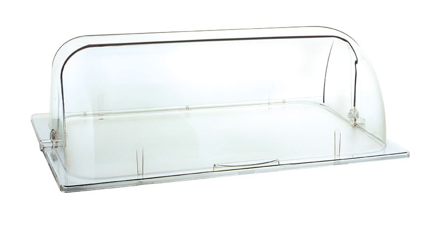 Rolltopabdeckung  rechteckig GN 1-1  Polycarbonat