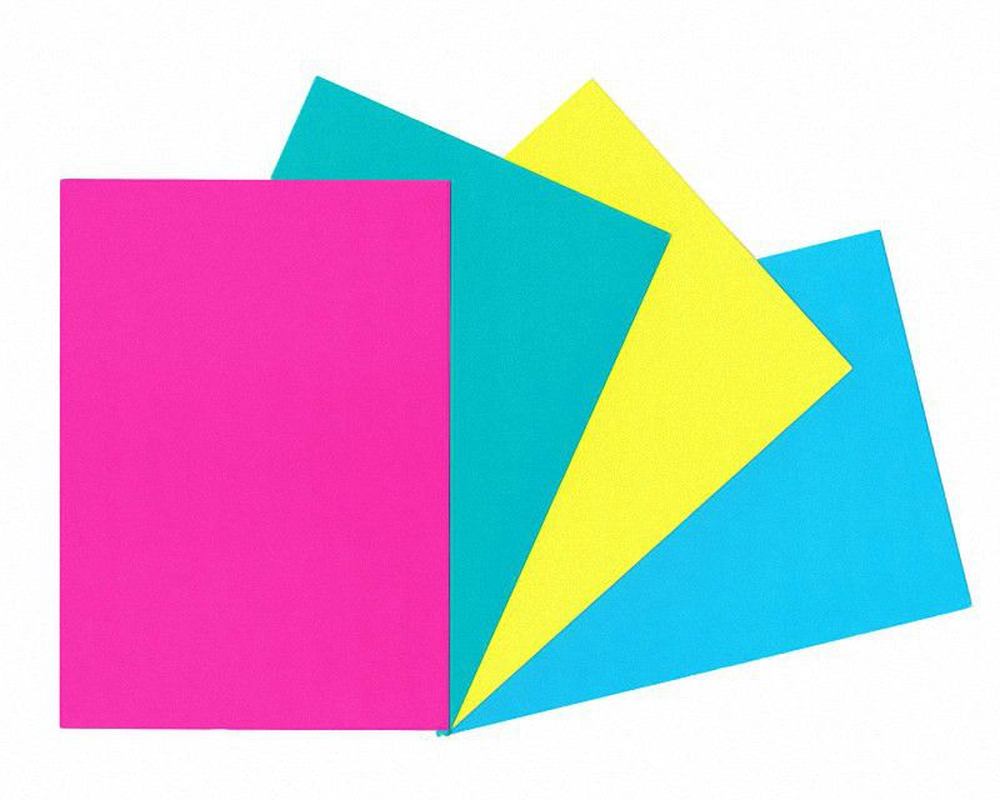 Rückwände - Deckblätter Chromo glossy- 250gr-m2- A4- rosa- 100 Stk-