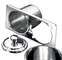 Runde Minieisbehlter  Pozzetti Technik  Halter  Strke 1 mm