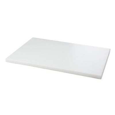 Schneidebrett  Polyethylen  Weiss  50 x 30 x 2 cm unter Fleischerei & Metzgerei > Schneidebretter