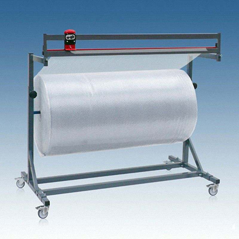 Schneidständer für Papierrollen und Folienrollen fahrbar höhenverstellbar 150cm