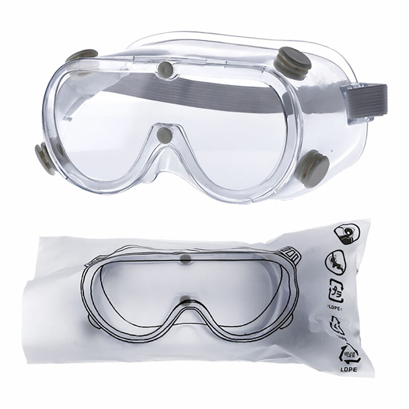Schutzbrille geschlossen mit PVC Band- Polycarbonat-Linsen und Anti-Beschlag