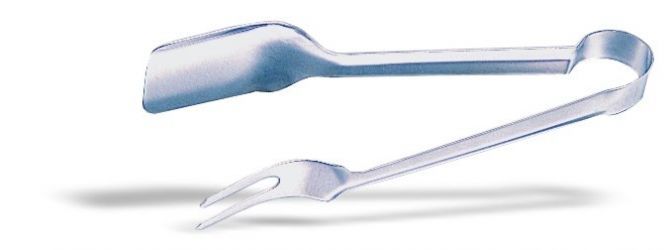 Servierzange  Edelstahl  Lnge 24 cm