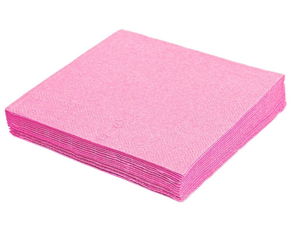 Servietten 33 x 33 cm 1-4 -Falz- 2-lagig rosa- 250 Stk-
