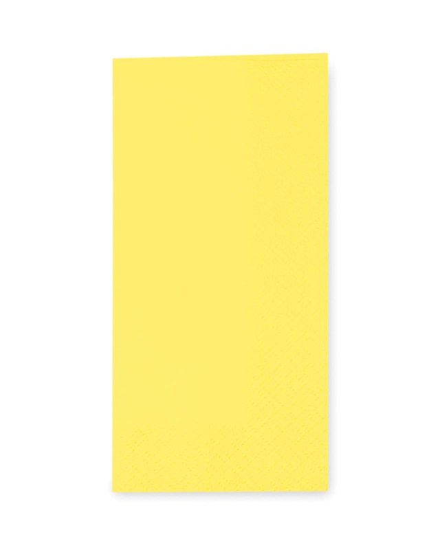 Servietten 33 x 33 cm 1-8 -Falz- 3-lagig gelb- 250 Stk-